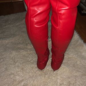 Topshop thigh-high boots